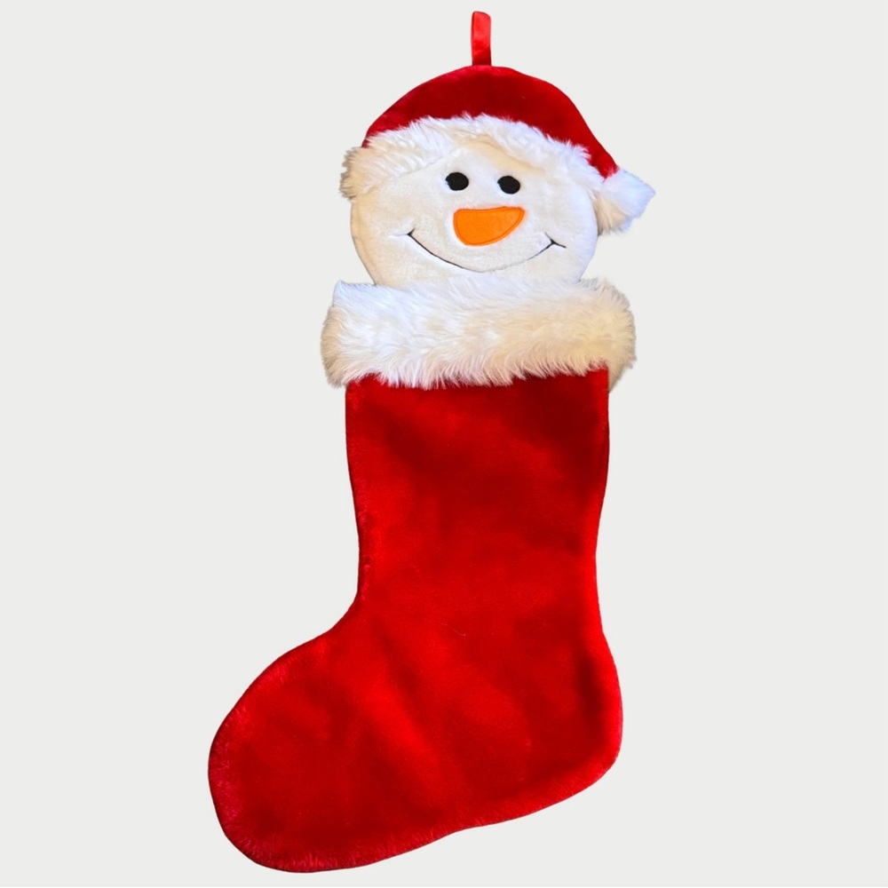 Christmas Stocking Snowman Plush 26” Long 💜 BOGO